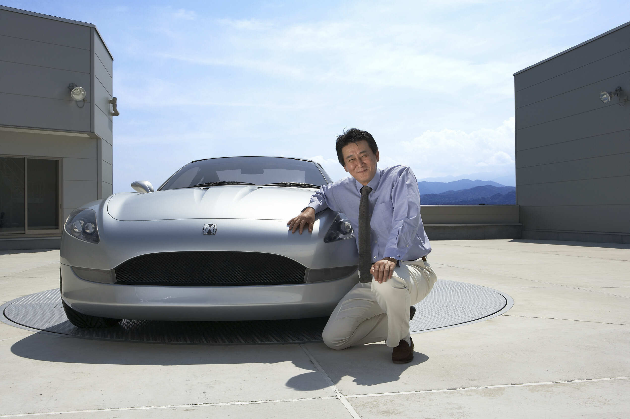 Corporate Portrait Photography Services. Captured as part of a corporate photography campaign, a portrait of the Japanese CEO responsible for the production and development of concept cars.